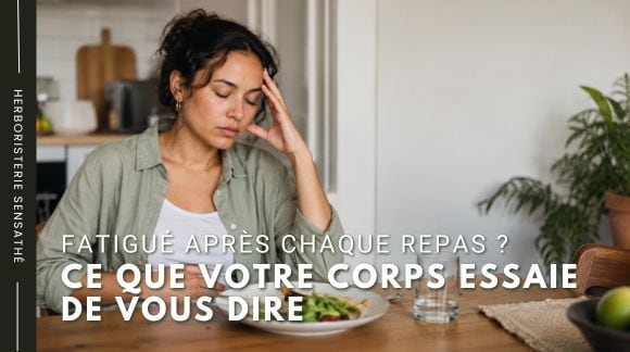 Fatigué après chaque repas  Ce que votre corps essaie de vous dire - Herboristerie Sensathé